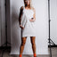 Certified Organic Cotton jersey Pinafore Dress - Smoke