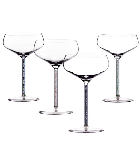Champagne/ Cocktail Coupe - Assorted (4 Piece)