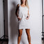 Certified Organic Cotton jersey Pinafore Dress - Smoke
