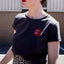 Lipstick Smear Tee - Heritage Black