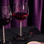 Crystal-Stemmed Wine Goblet  - Rose Quartz (2 Piece)