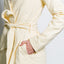 24/7 Quilted Trench - Snow