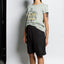 Snake Metal Tee - Sage Green 100% Certified Organic Cotton