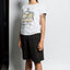 Snake Metal Tee - White 100% Certified Organic Cotton