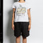 Snake Metal Tee - White 100% Certified Organic Cotton