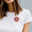 Lipstick Smear Tee - White