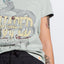 Snake Metal Tee - Sage Green 100% Certified Organic Cotton