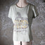Snake Metal Tee - Sage Green 100% Certified Organic Cotton